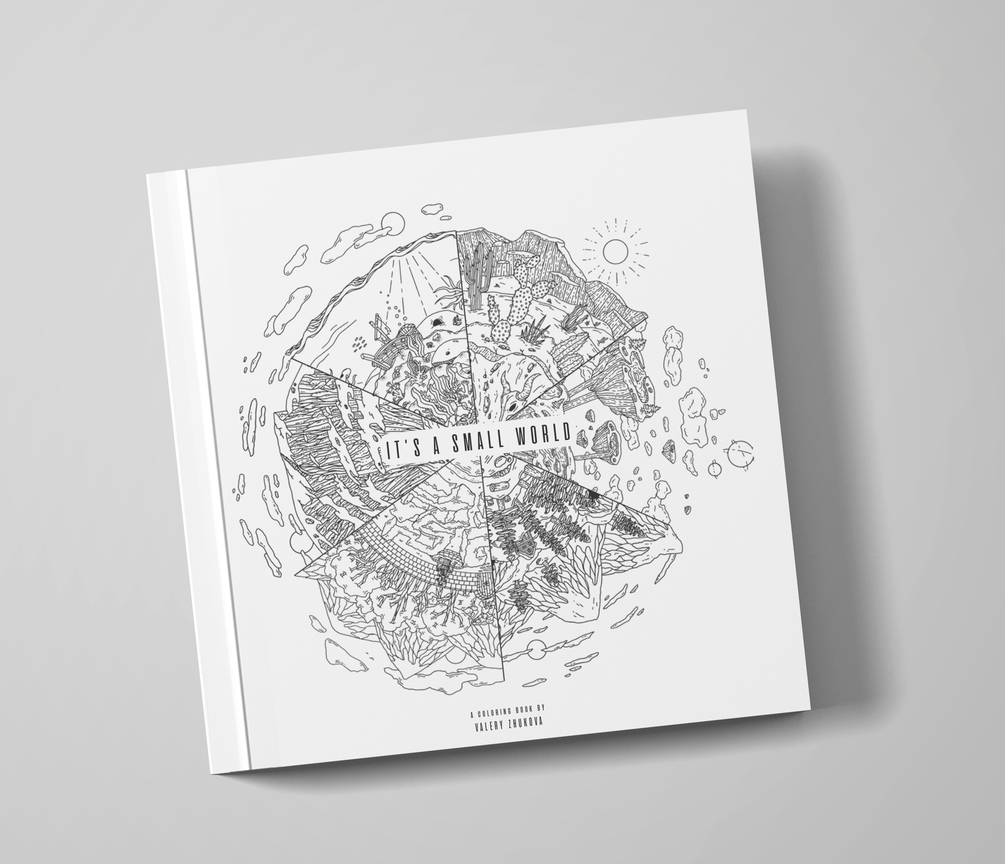 Its a small world coloring book
