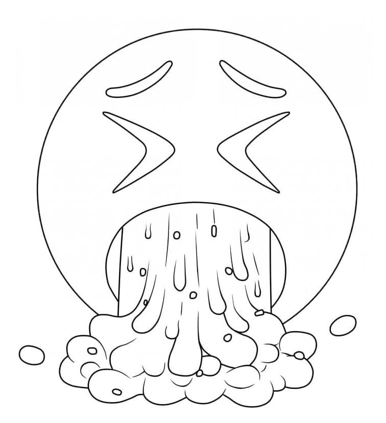 Smart cookie emojis coloring page