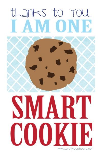 Smart cookie one smart cookie smart cookie printable
