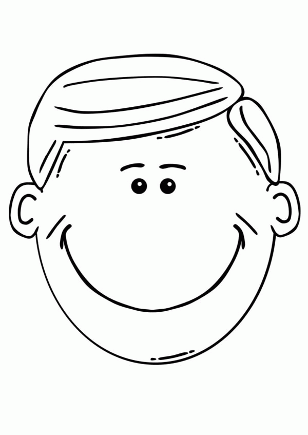 Best photos of smile coloring pages