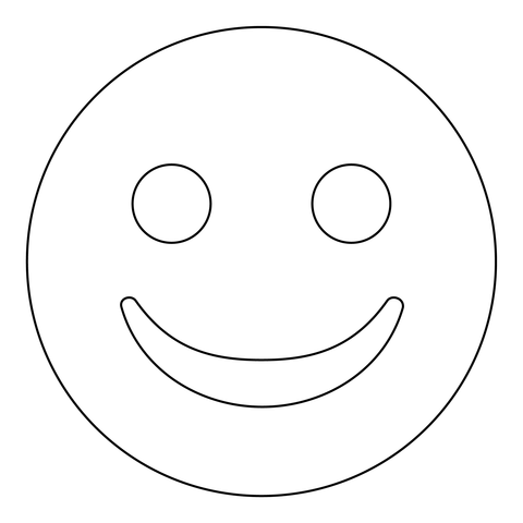 Smiling face coloring page free printable coloring pages