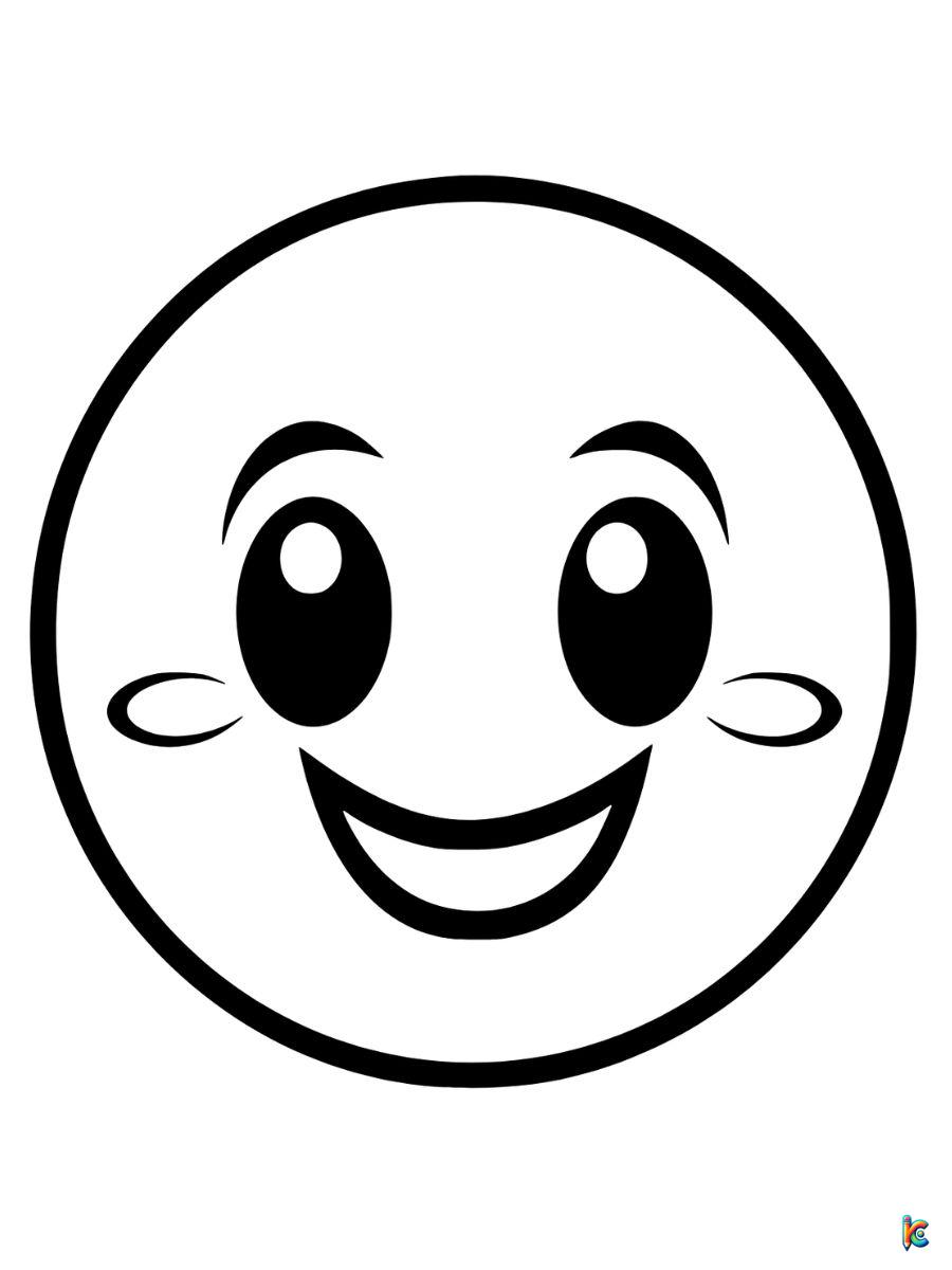 Emoji coloring pages â