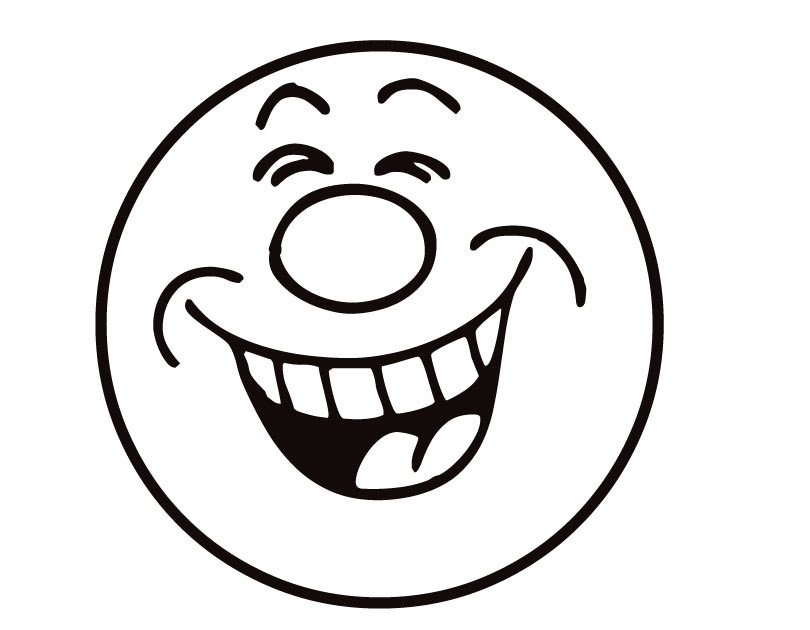 Printable smiley face coloring pages