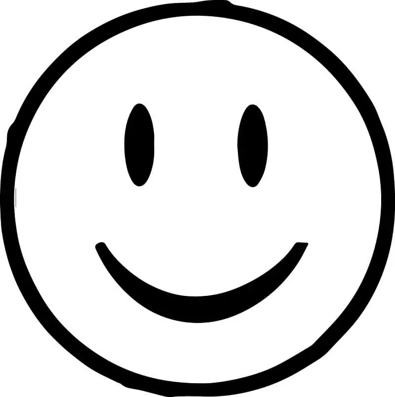 Smiley face malvorlagen