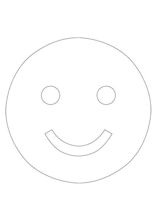 Coloring page to smile