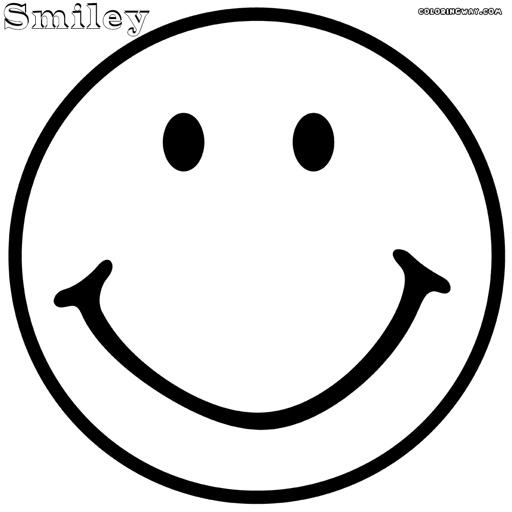 Smiley face coloring pages coloring pages to download and print