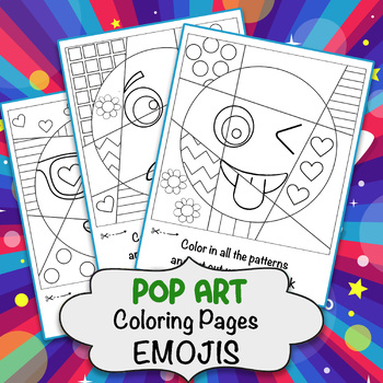 Emoji coloring pages