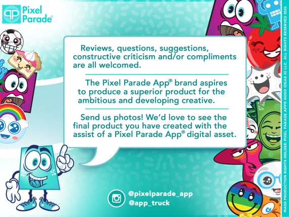 Coloring pages for kids emoji pop art themed diy coloring color create pdf png creative printable files by pixel parade app