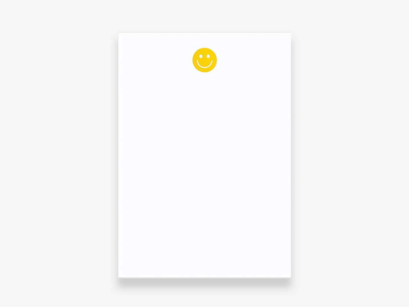 Le typographe mega notepad a smiley pages misc store amsterdam