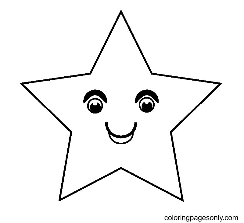 Star coloring pages printable for free download