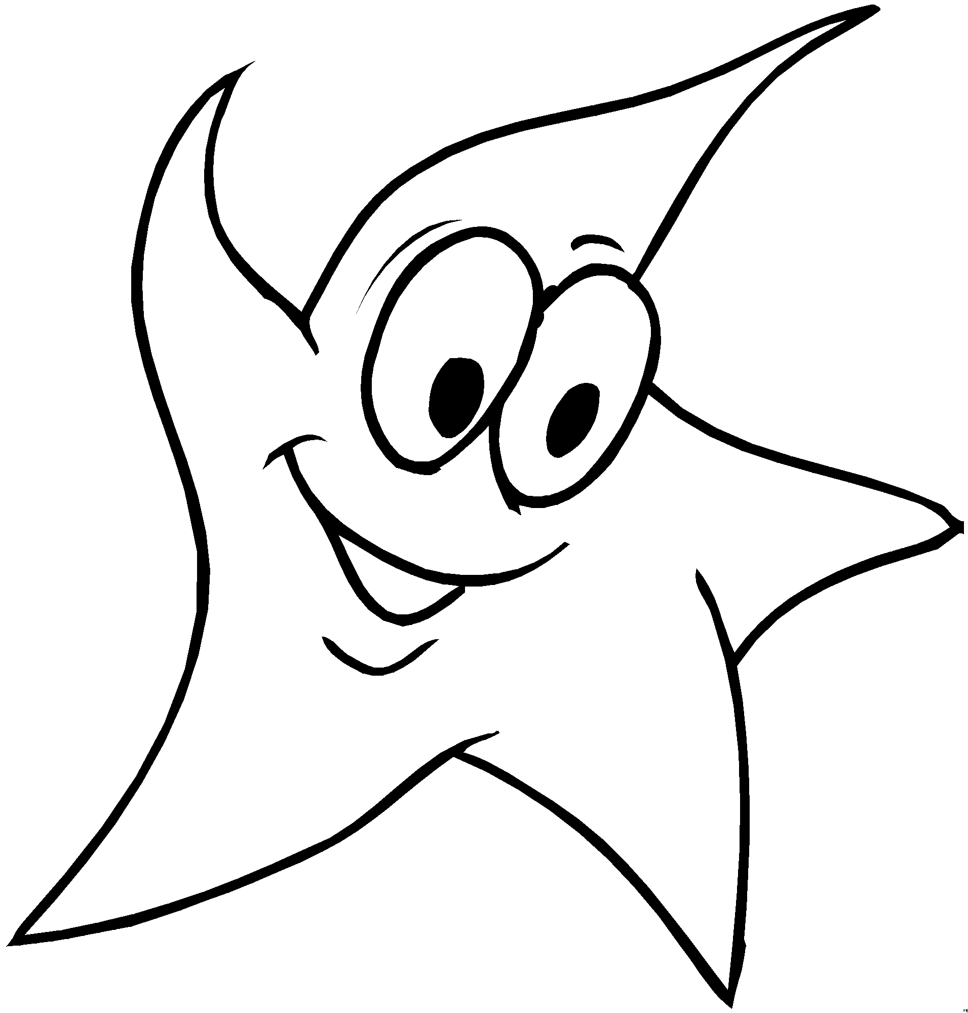 Free printable star coloring pages for kids