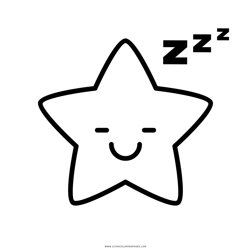 Star coloring page
