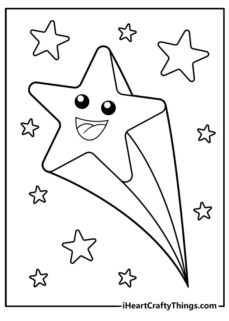 Star coloring pages star coloring pages coloring pages cute coloring pages