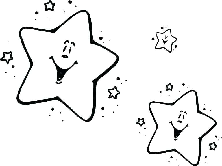 Stars coloring pages