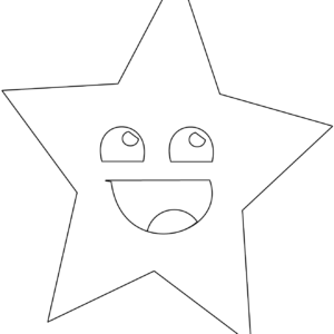 Star coloring pages printable for free download