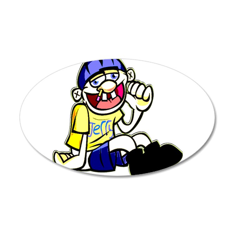Sml jeffy wall decal