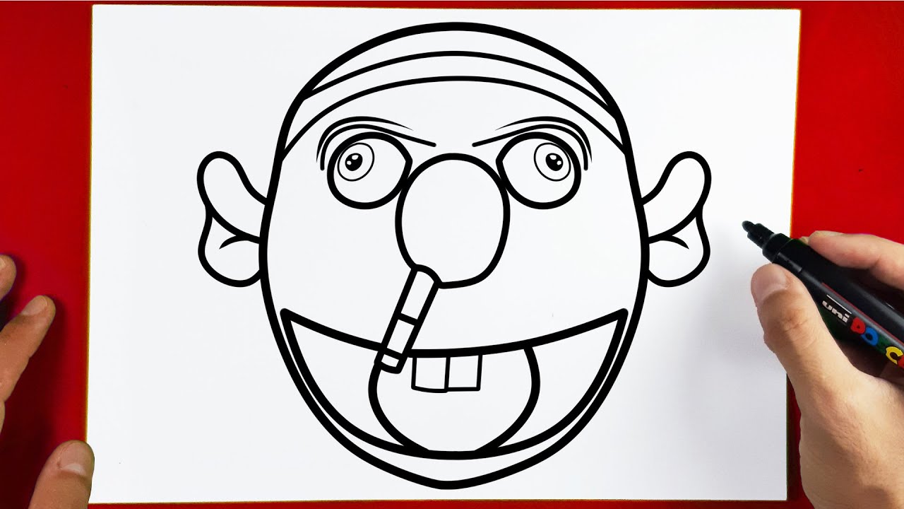 How to draw jeffy superariologan