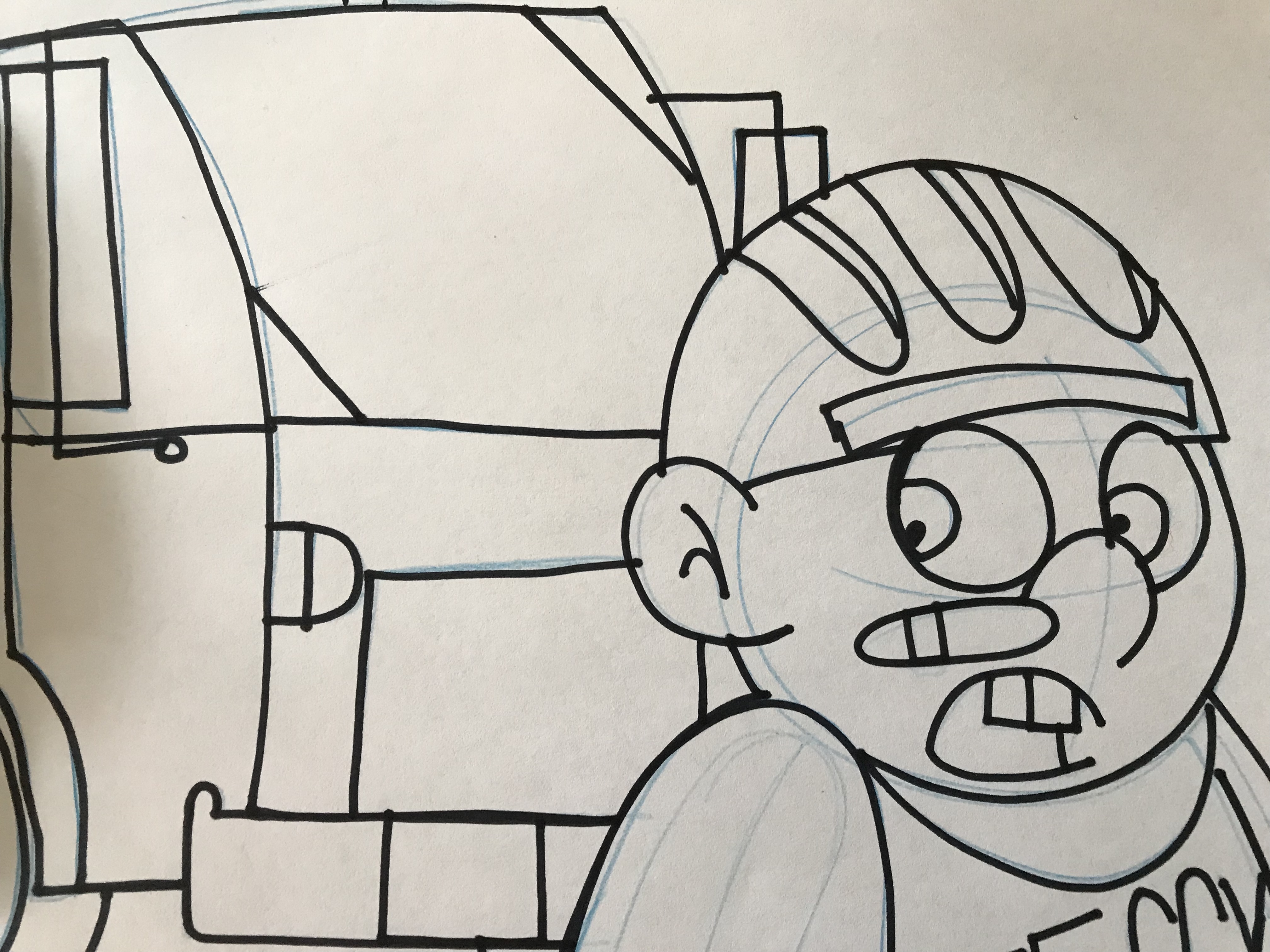 Jeffy is about too get run over by citytoon on