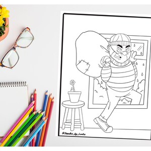 Jesus coloring page matthew digital download
