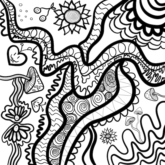 Sip and paint smoke and paint smoke and draw sip and draw digital art digital drawing coloring color page