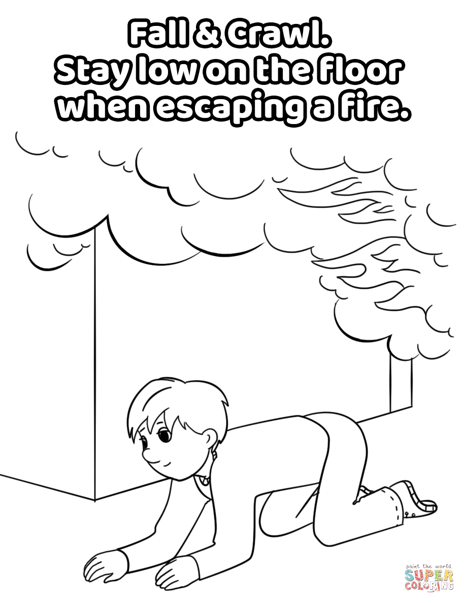 Crawl low under smoke coloring page free printable coloring pages