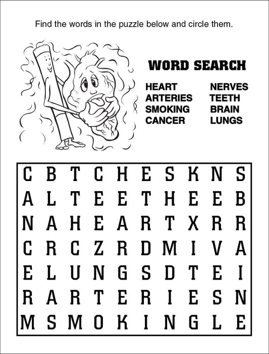 No smoking kids coloring activity books in bulk â zoco products