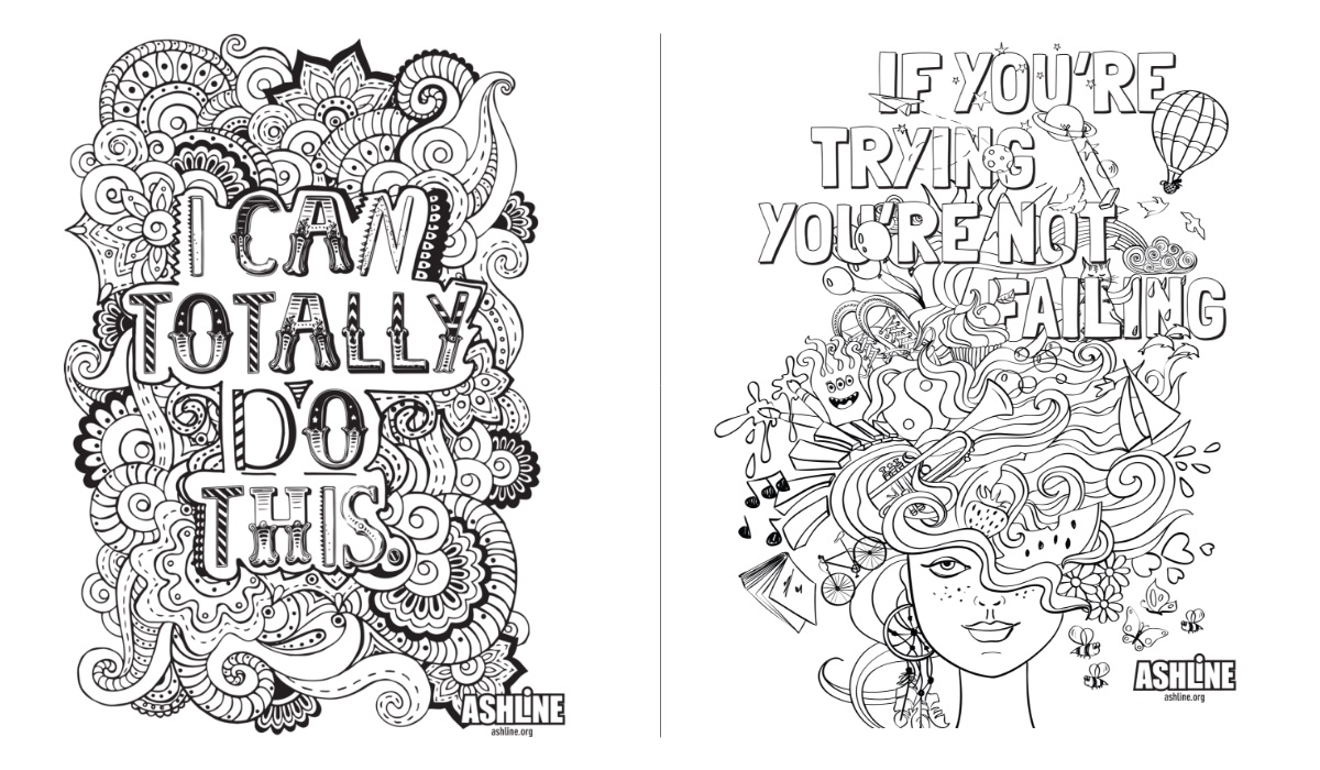 Textquit coloring pages advertising agency