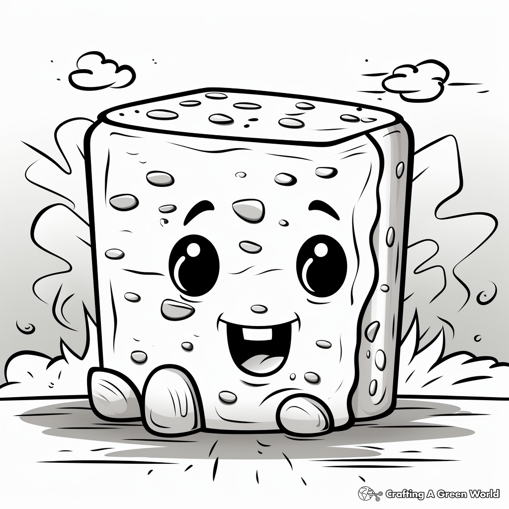 Smores coloring pages
