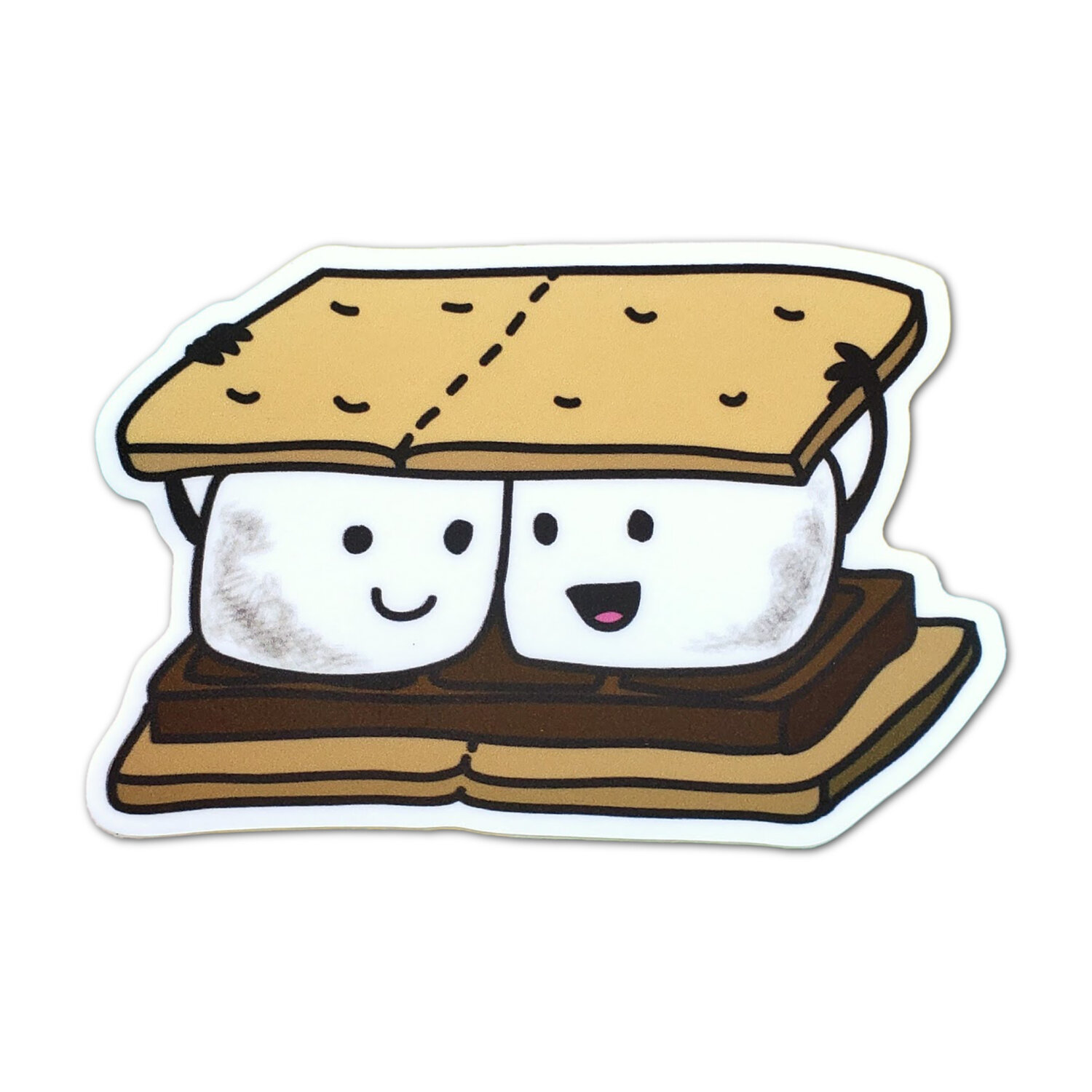 Smores sticker â matte vinyl stickers