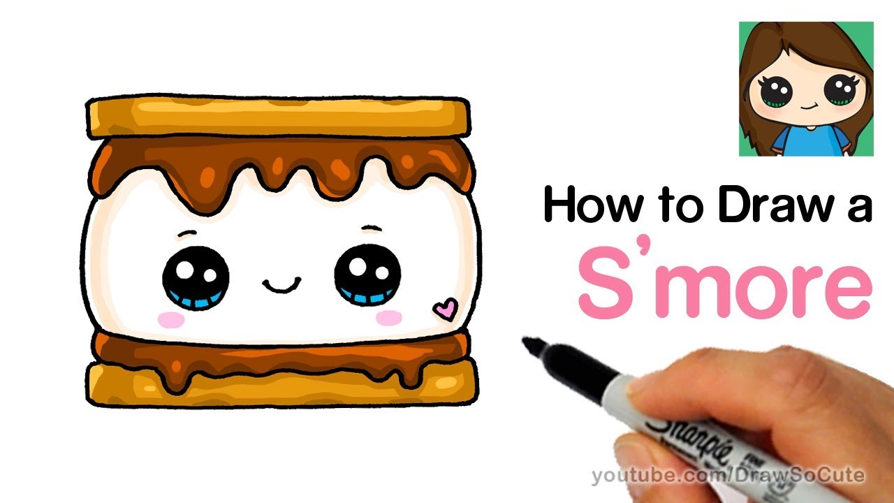 How to draw sores cute and easy