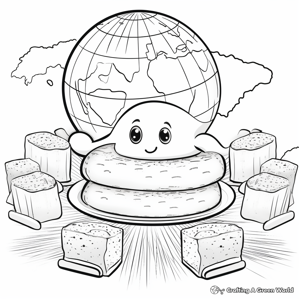 Smores coloring pages