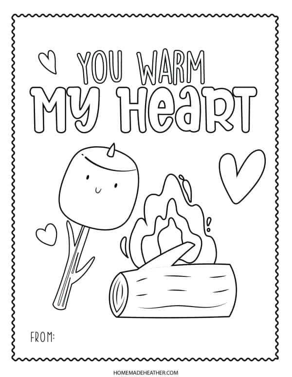 Free valentines day smore printables homemade heather