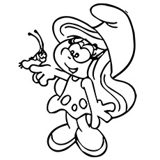 Smurf coloring pages