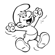 Smurf coloring pages