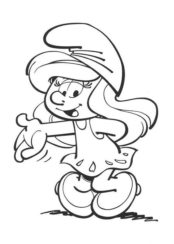 Smurf coloring pages