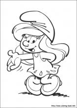 The smurfs coloring pages on coloring