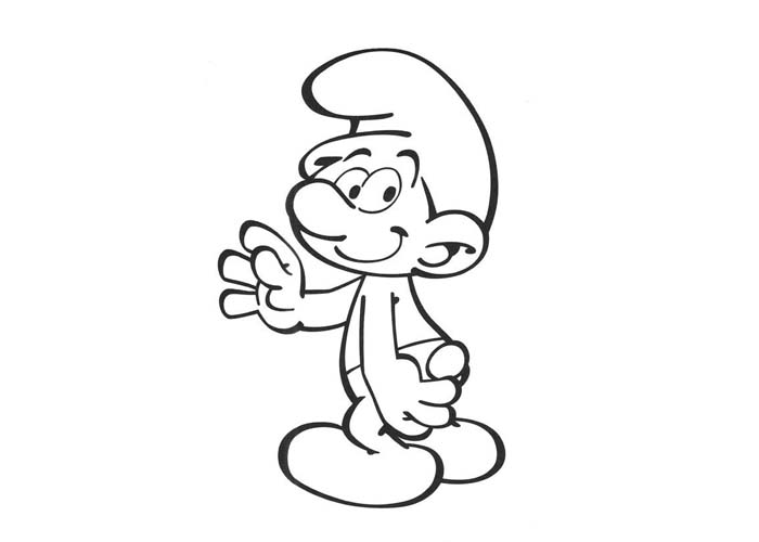 Smurfs coloring pages printable