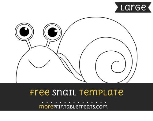 Free snail template