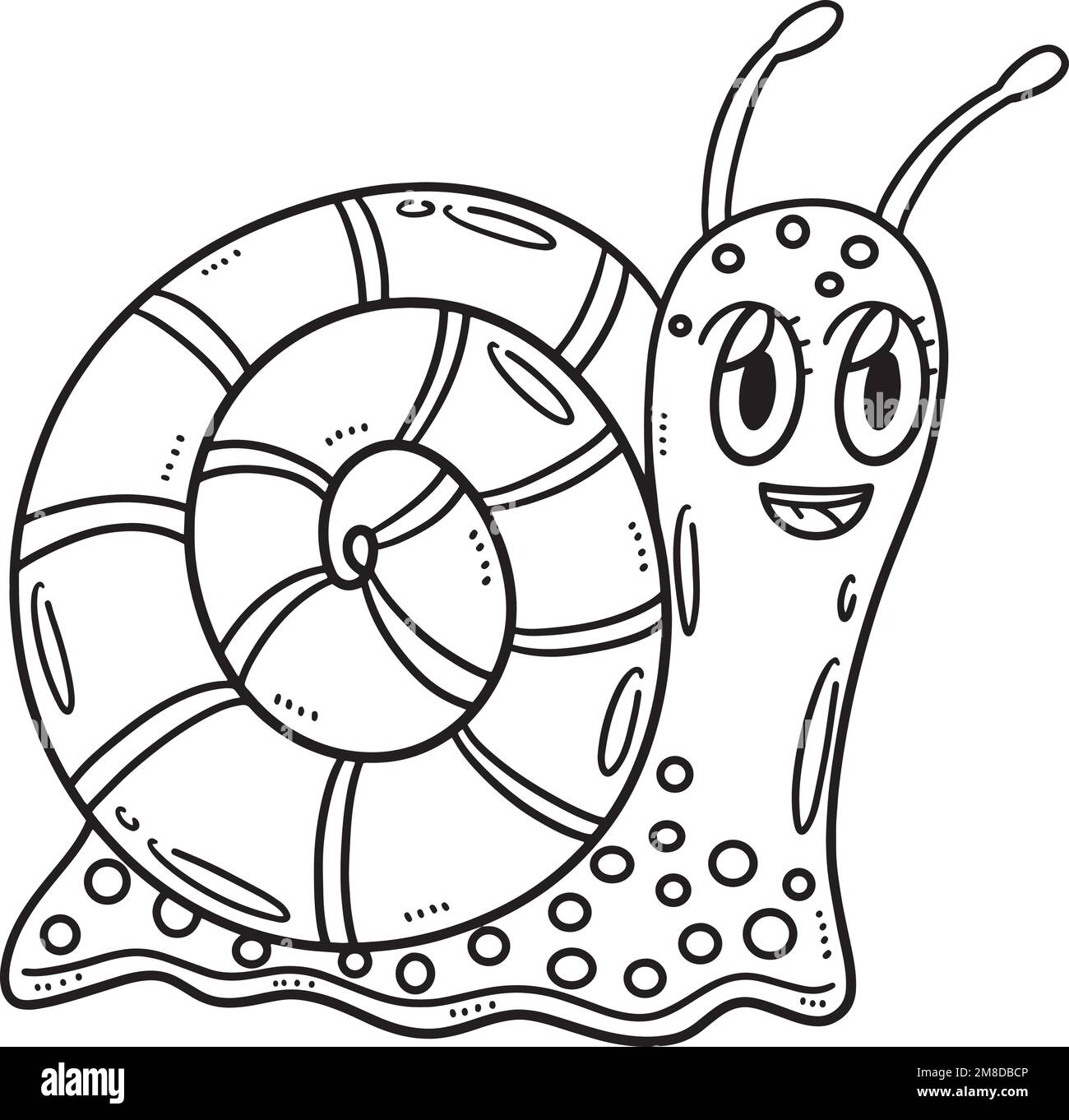 Snail drawing cut out stock images pictures
