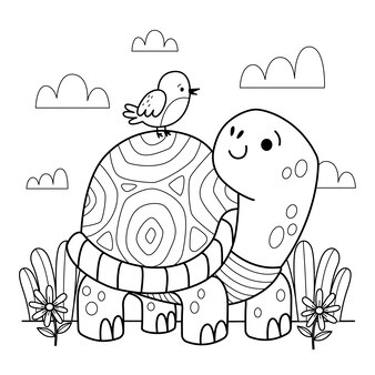 Snail coloring page images