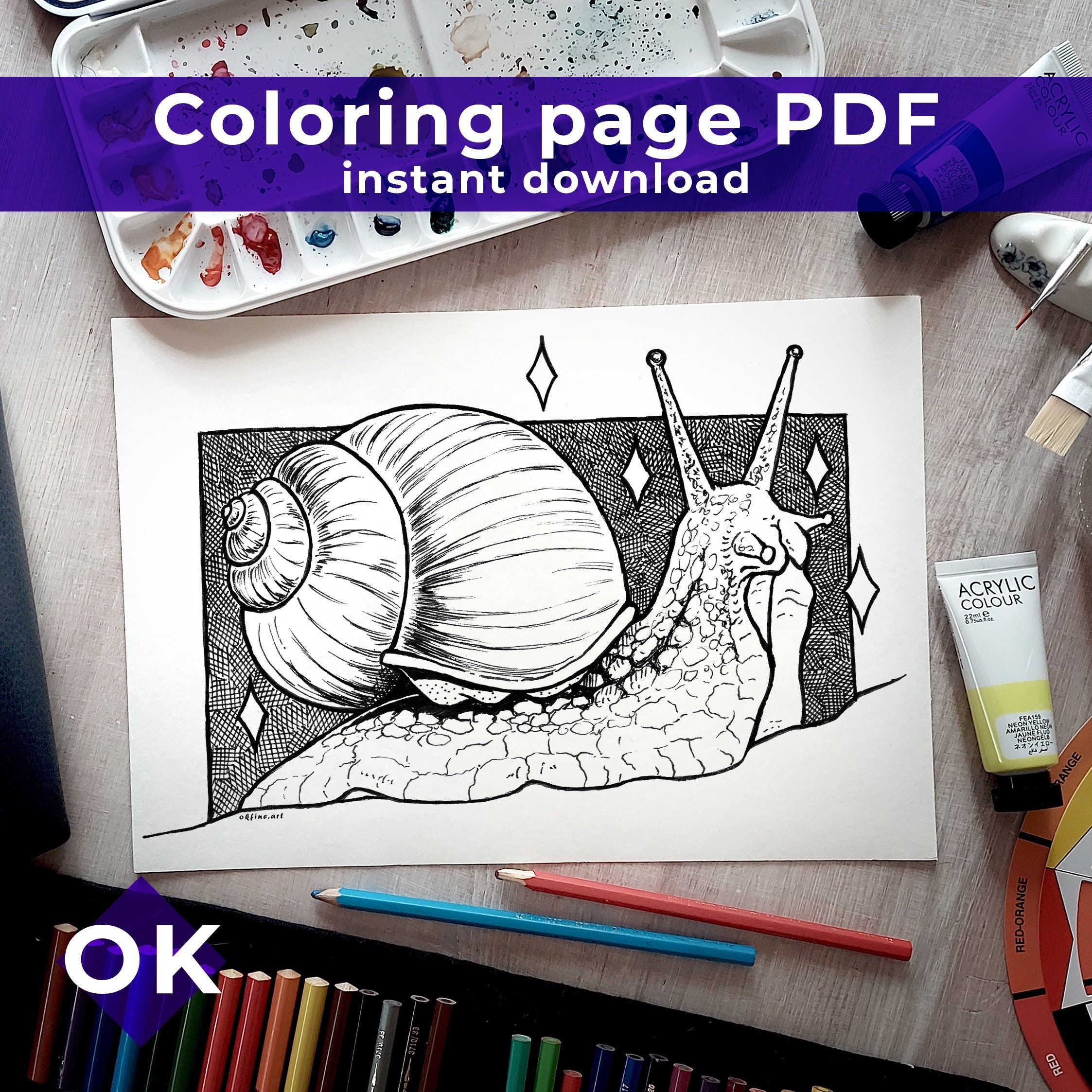Snail colouring page printable colouring page coloring page a a a b b us letter