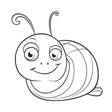 Snail coloring vector art png images free download on