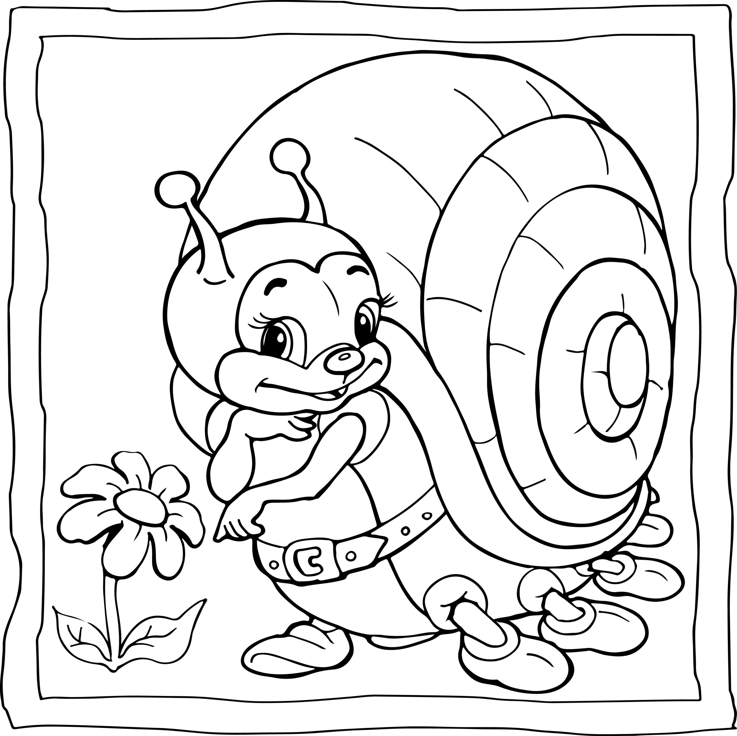 Snail coloring book easy and fun snails coloring pages for kids made by teachers