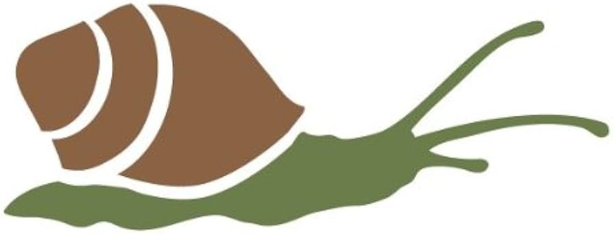 Snail stencil for painting snails on the walls of a nature center tools home improvement