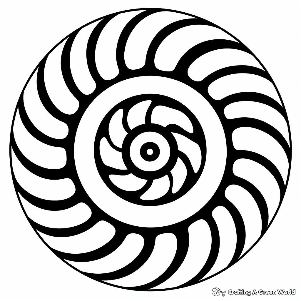 Tie dye coloring pages
