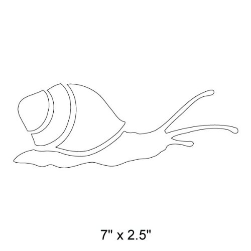Snail stencil for painting snails on the walls of a nature center tools home improvement