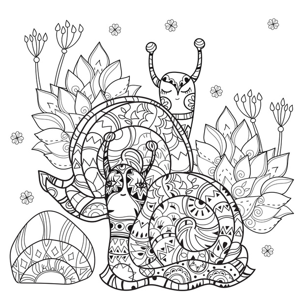 Antistress coloring free stock vectors