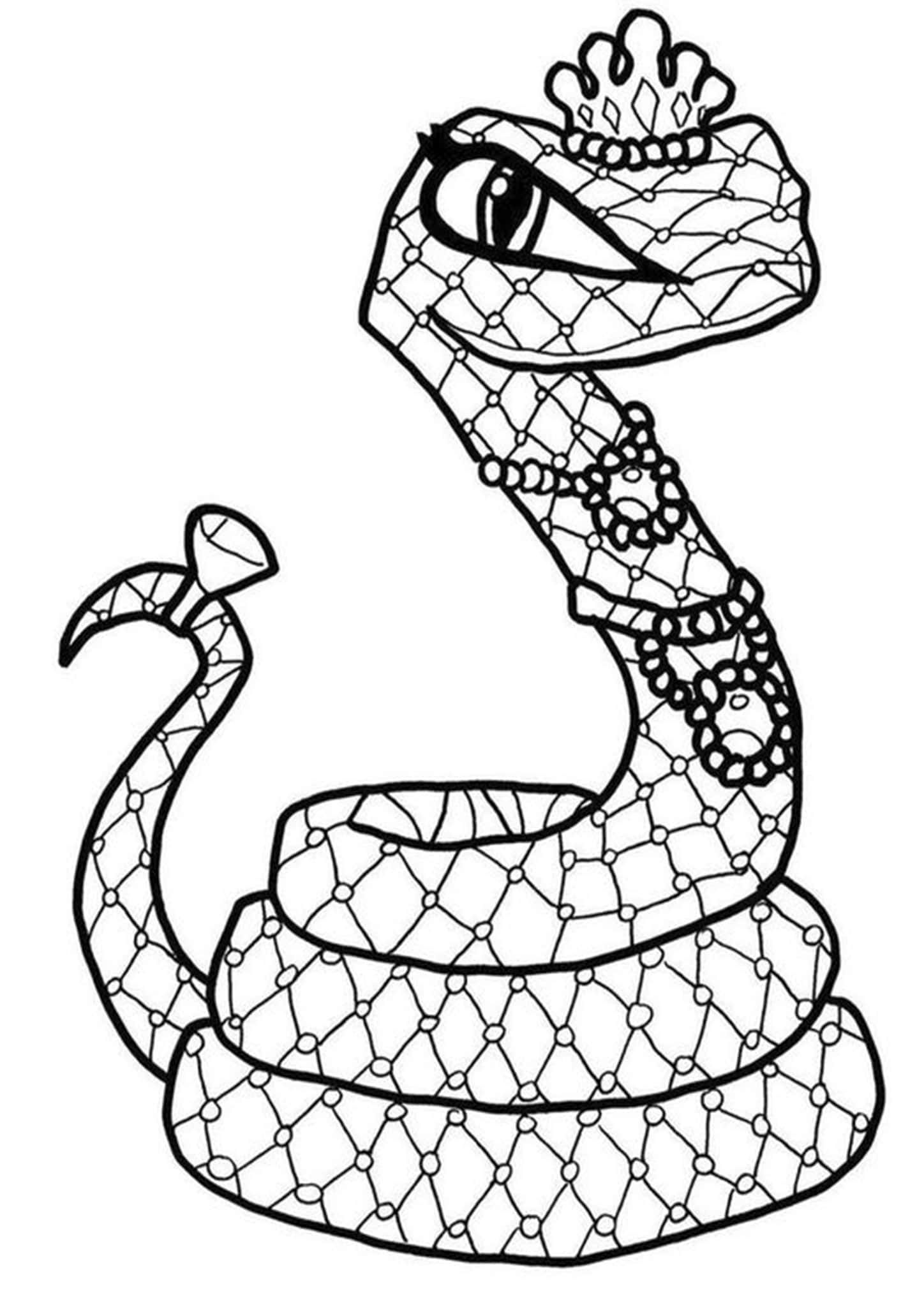 Free easy to print snake coloring pages snake coloring pages animal coloring pages coloring pages for kids