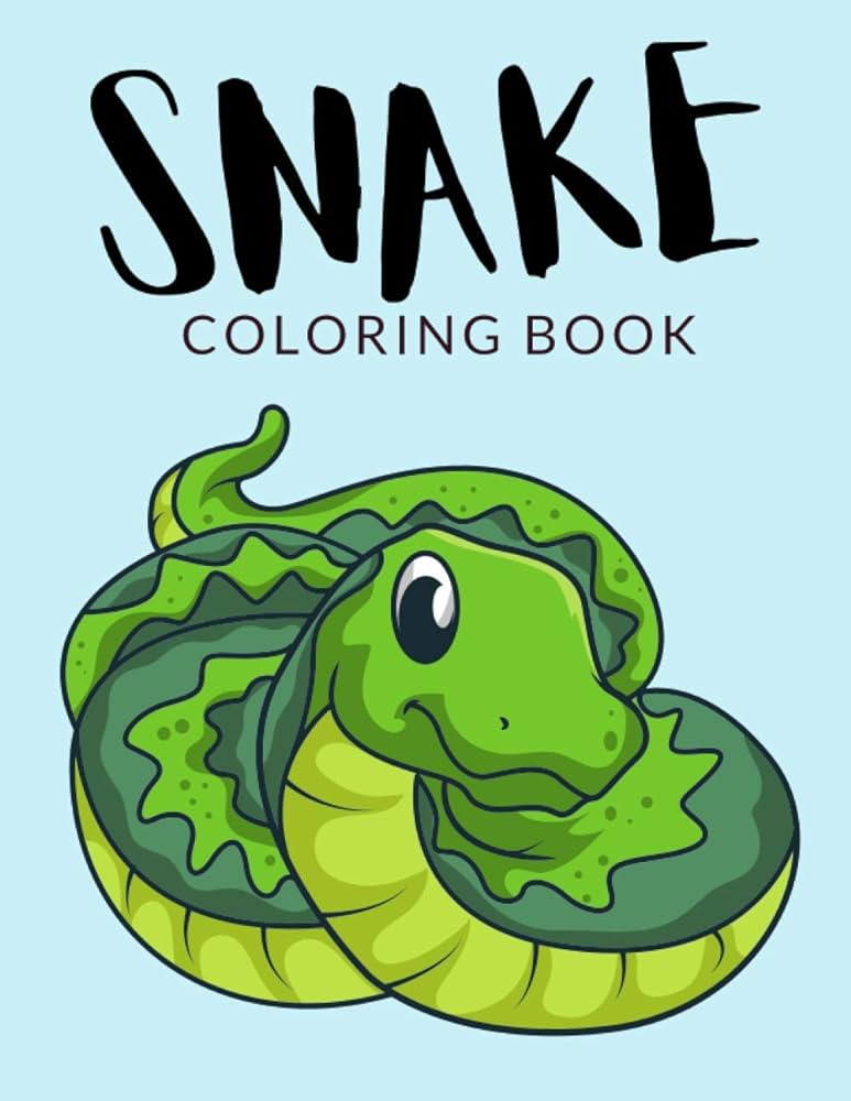 Snake coloring book snake coloring pages for preschoolers over pages to color perfect snake animal