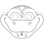 Turtle mask coloring page free printable coloring pages